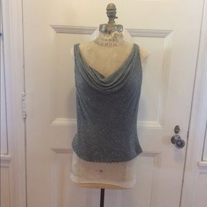 Carmen Marc Valvo Beaded Top